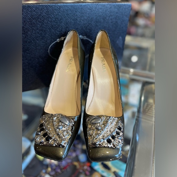 Prada Pumps Sz 39.5 Shoe - Picture 1 of 8